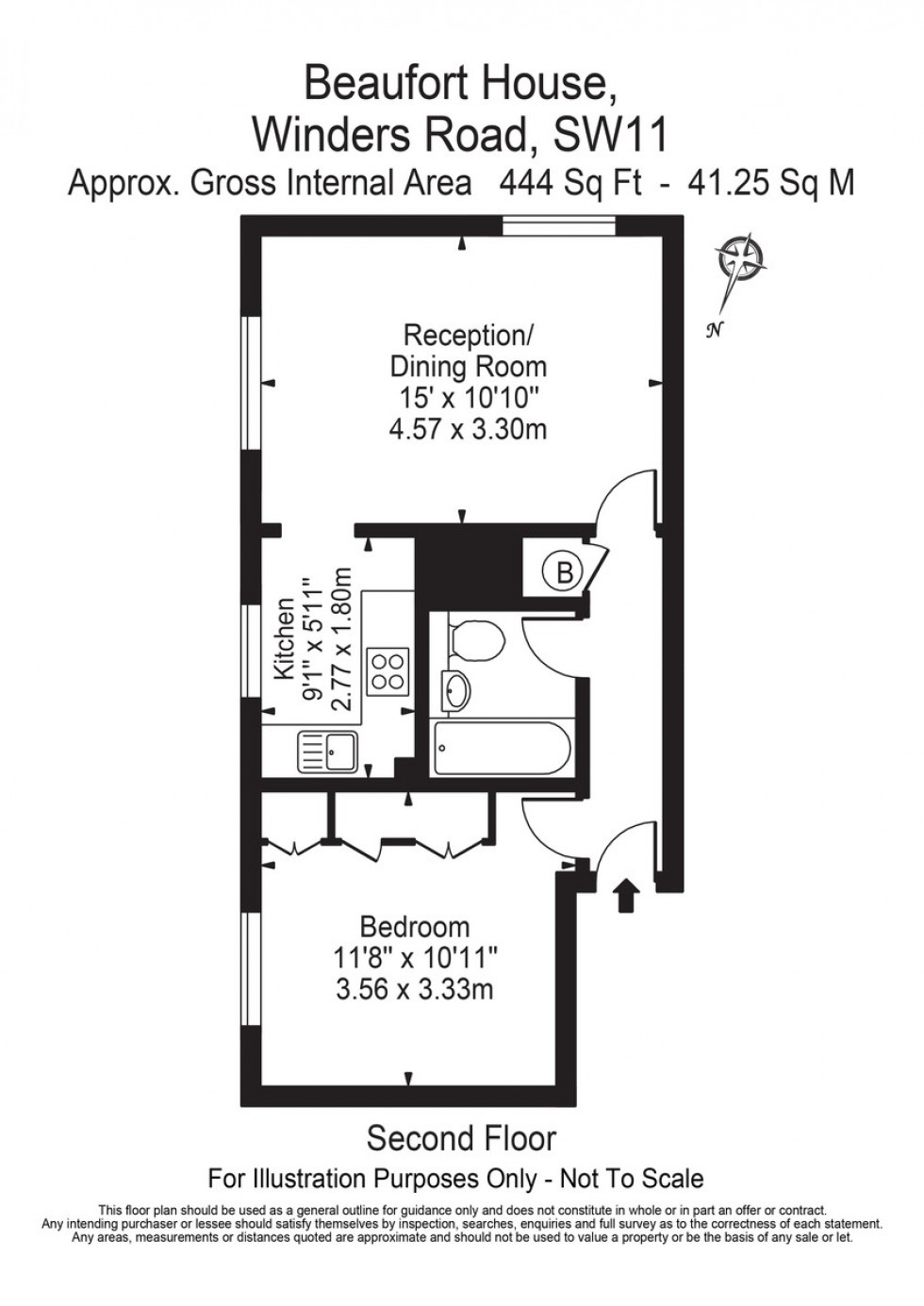 Floorplan for Beaufort House, Winders Road