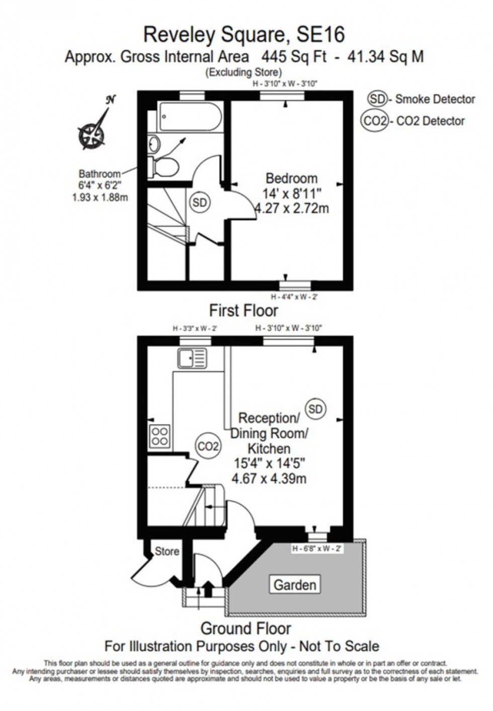 Floorplan for Reveley Square, Canada Water