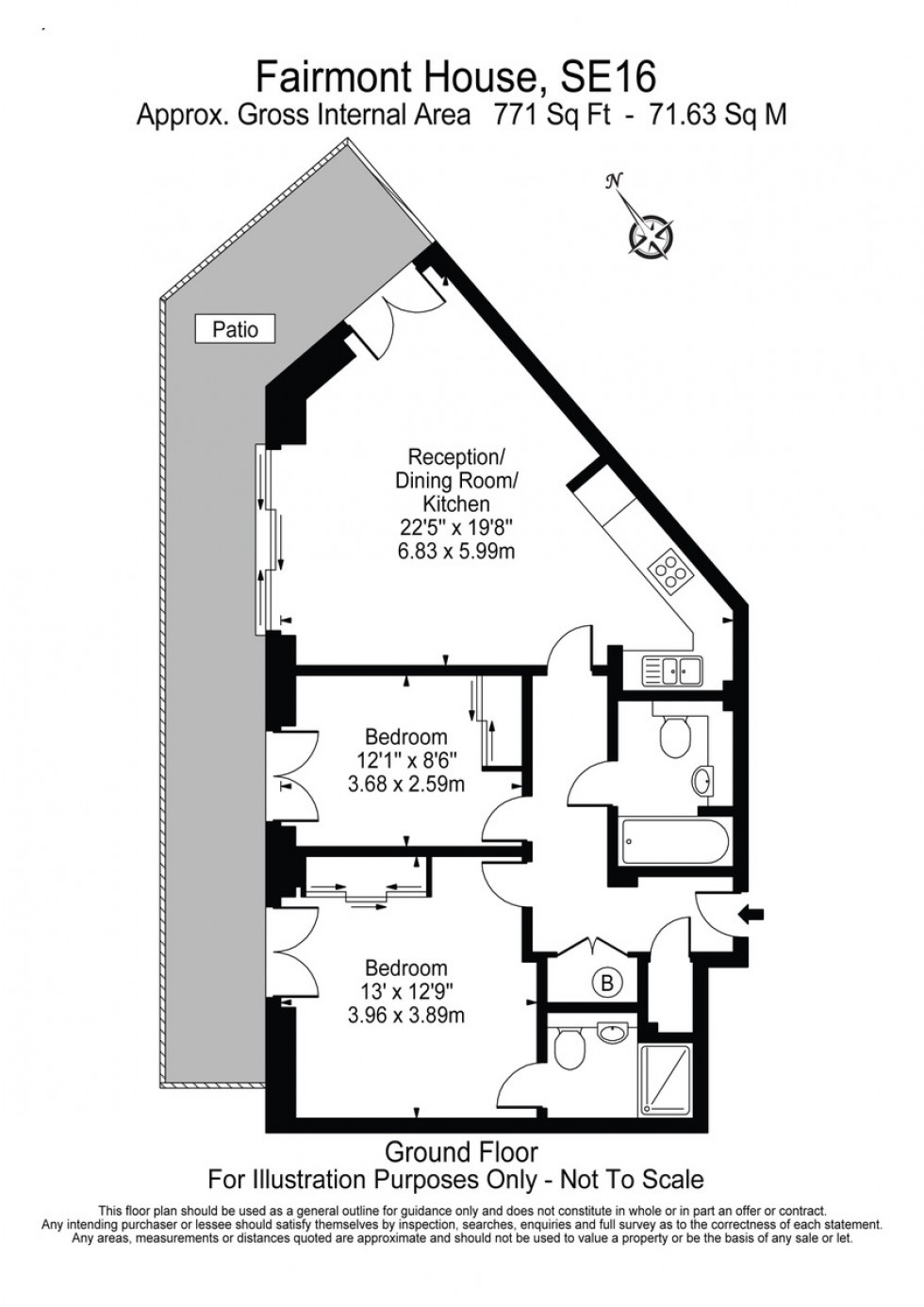 Floorplan for Fairmont House, Albatross Way