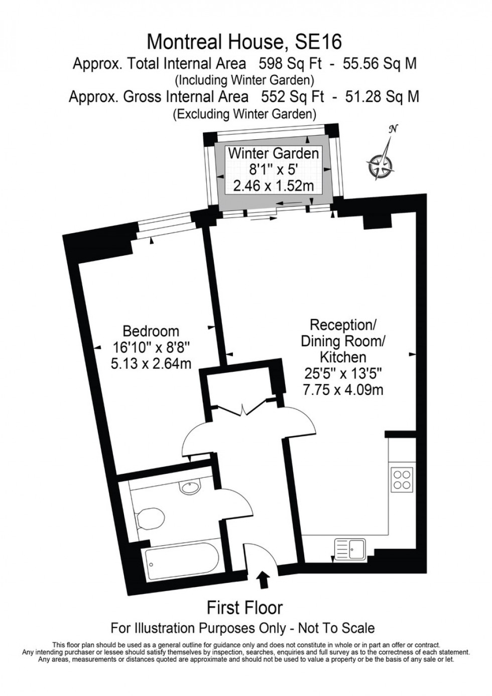 Floorplan for Montreal House, Surrey Quays Road