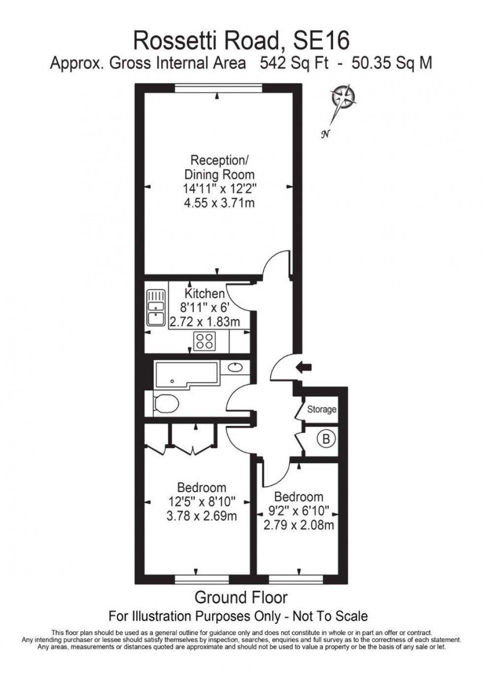 Floorplan for Rossetti Road