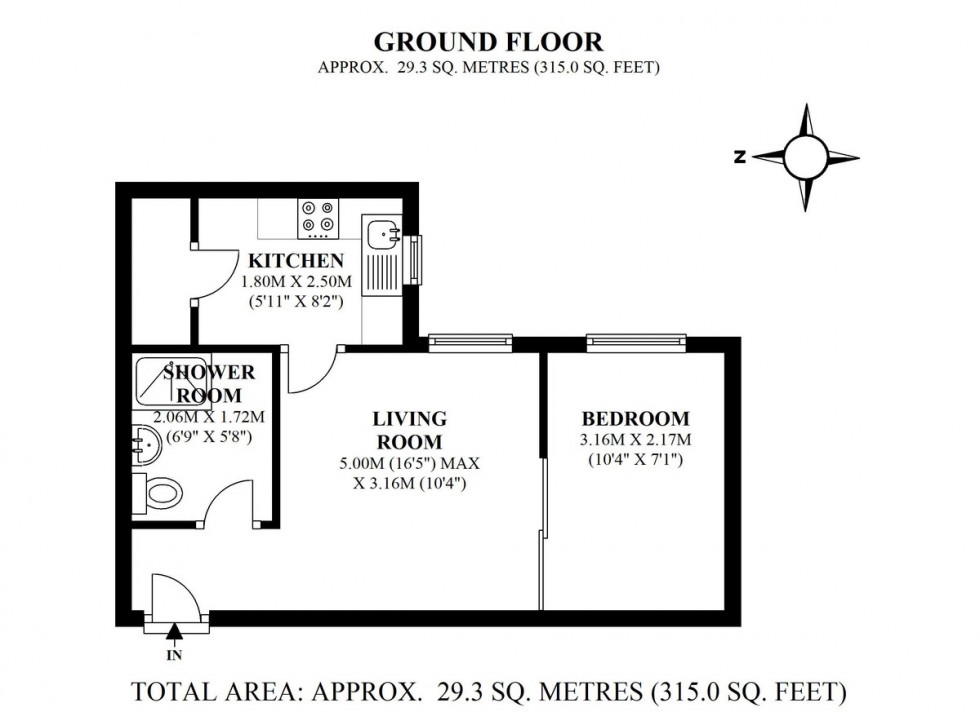 Floorplan for Transom Close, London