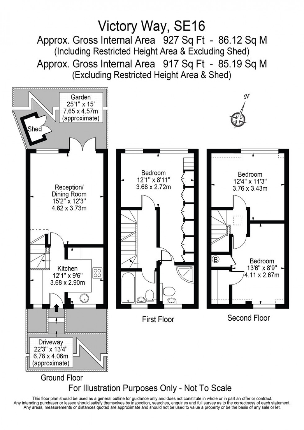 Floorplan for Victory Way, London