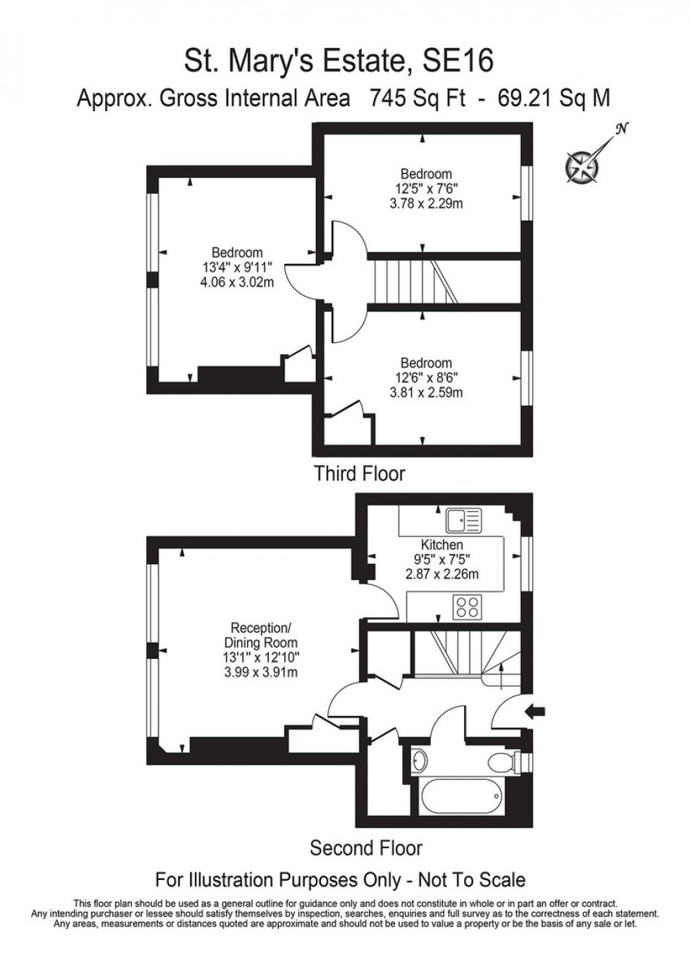 Floorplan for St. Marychurch Street, SE16