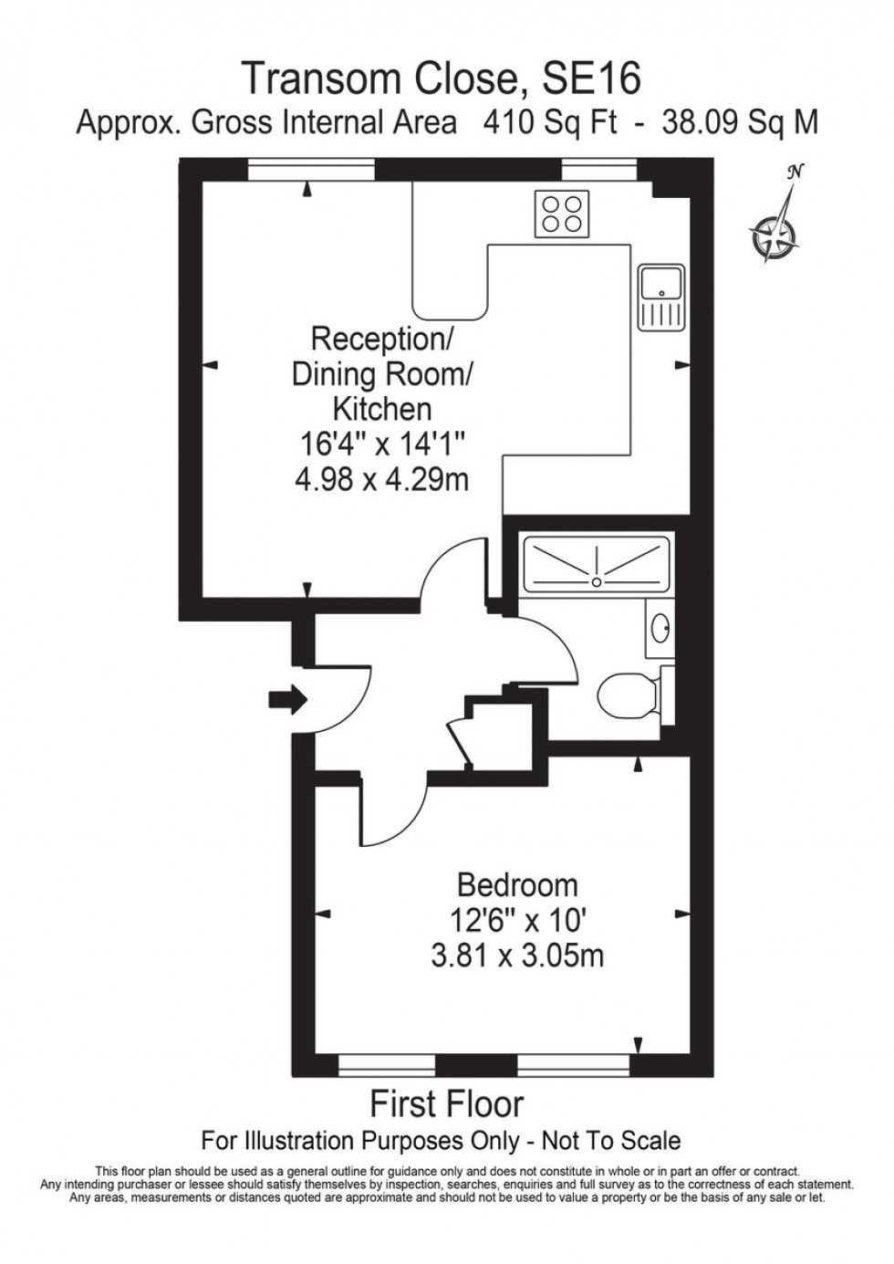Floorplan for Transom Close, London, SE16