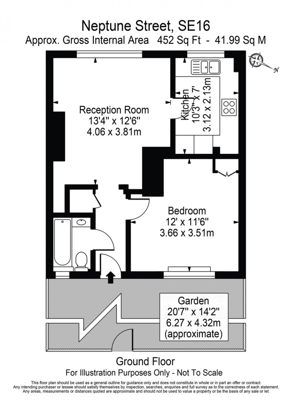 Floorplan for Neptune Street, Canada Water,  London, SE16