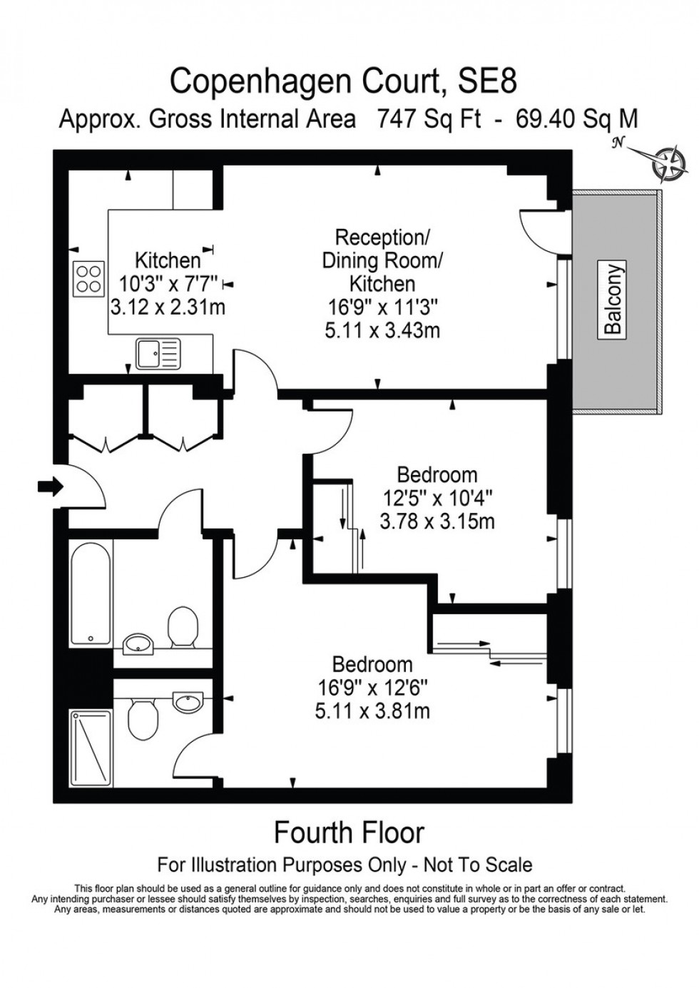 Floorplan for Greenland Place, Canada Water