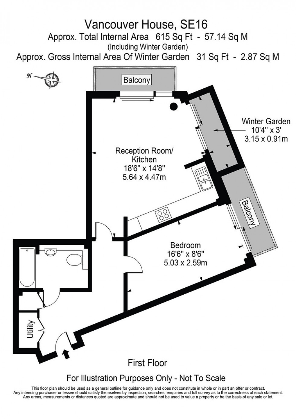Floorplan for Maple Quays, London, SE16