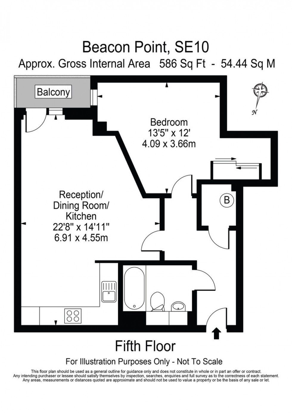Floorplan for Beacon Point, Greenwich, SE10