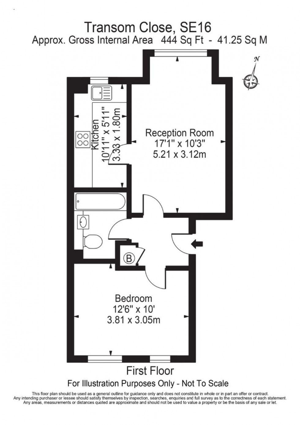Floorplan for Transom Close, Canada Water, SE16