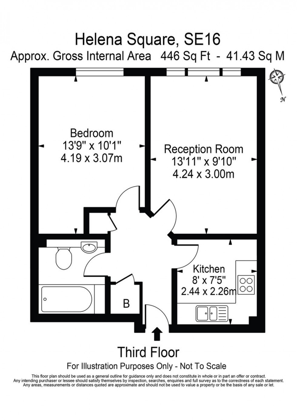 Floorplan for Rotherhithe Street, London, SE16