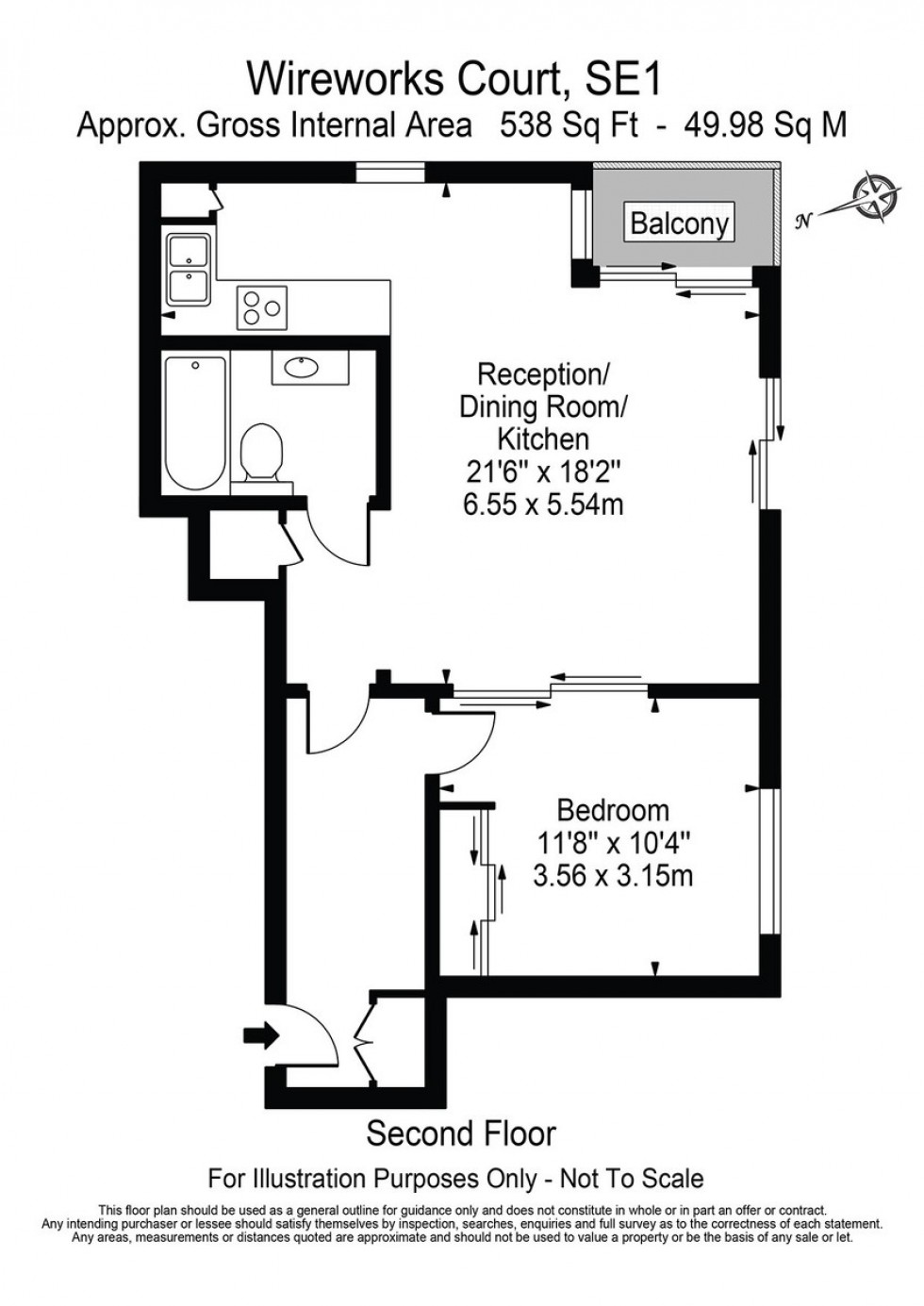 Floorplan for Wireworks Court, Great Suffolk Street, London, SE1