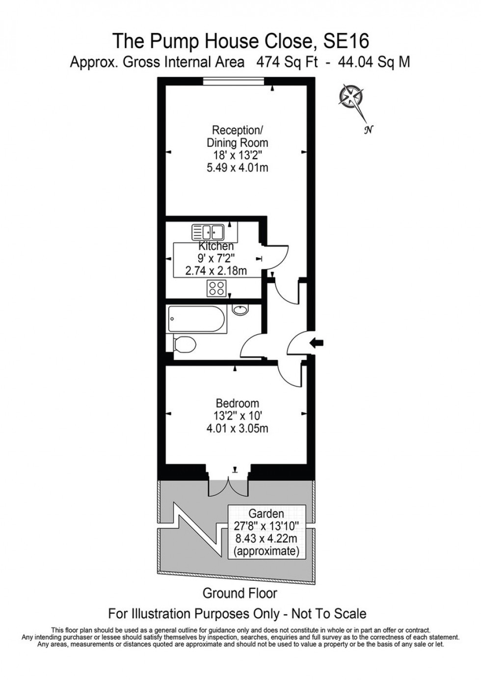 Floorplan for Pump House Close, Canada Water, SE16