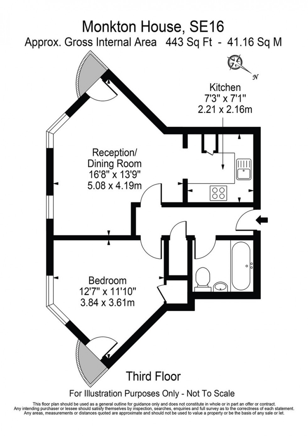 Floorplan for Wolfe Crescent, Canada Water, SE16