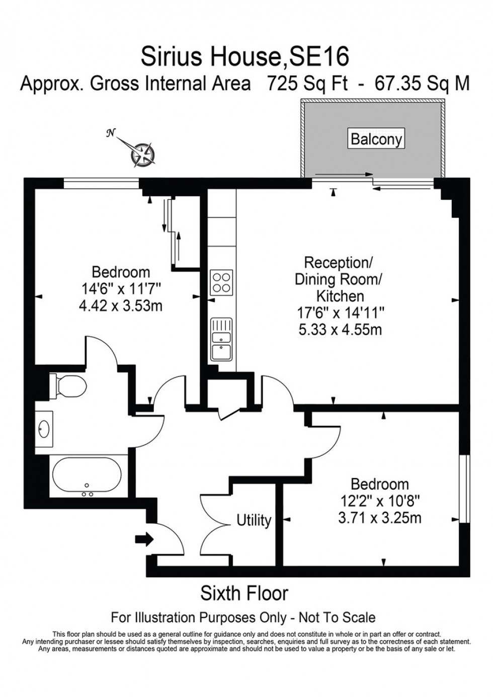 Floorplan for Sirius House, Marine Wharf, SE16