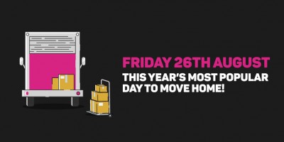 Friday 26th August – this year’s most popular day to move home
