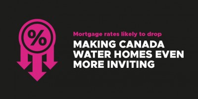 Mortgage rates likely to drop making Canada Water homes even more inviting