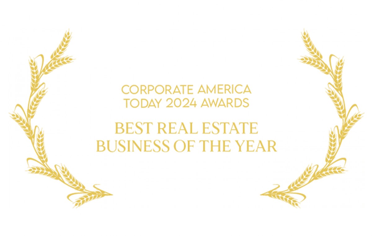 ‘Best Real Estate Business of the Year – 2024’ at the Corporate America Today 2024 Awards