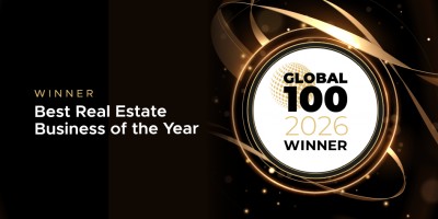 We’ve done it again! ‘Best Real Estate Business of the Year 2026’ at the Global 100 2026 awards 