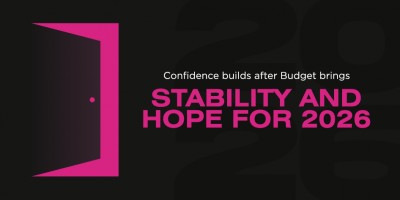 Confidence builds after Budget brings stability and hope for 2026 